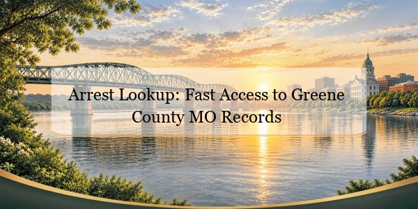 Arrest Lookup: Fast Access to Greene County MO Records