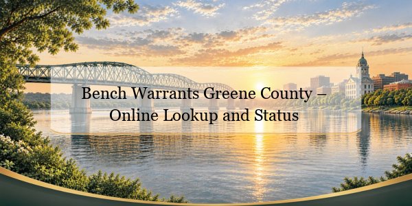 Bench Warrants Greene County – Online Lookup and Status