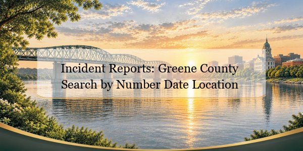 Incident Reports: Greene County Search by Number Date Location