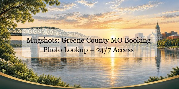 Mugshots: Greene County MO Booking Photo Lookup – 24/7 Access