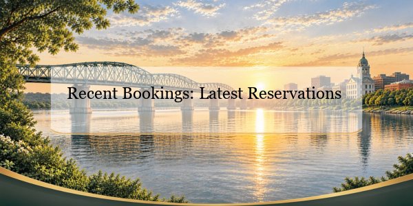 Recent Bookings: Latest Reservations