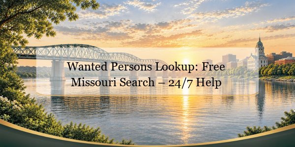 Wanted Persons Lookup: Free Missouri Search – 24/7 Help